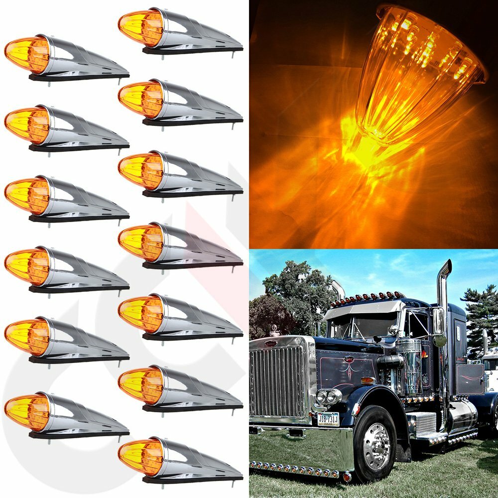 ETRO ライトコート Amazon.com: 7BLACKSMITHS 5PCS 31LED Amber Cab Marker Light
