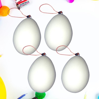 10PCS DIY Egg Pendant Simulation Painting Egg Hand Painted Fake Eggs