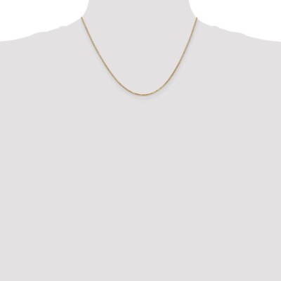 Pre-owned Superdealsforeverything Real 10kt Yellow Gold 1.3mm Box Chain; 18 Inch; Lobster Clasp