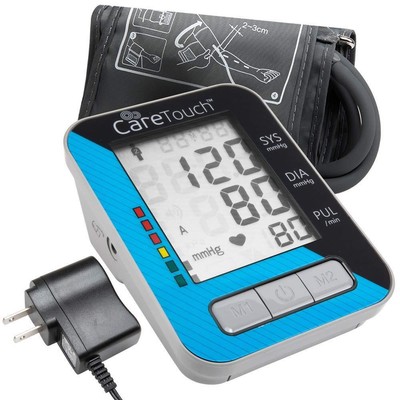 Care Touch Blood Pressure Monitor with AC Adapter - Fully Automatic Upper Arm...