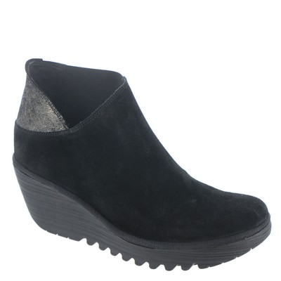 Pre-owned Fly London Yego Boot Women's Boot In Black/graphite
