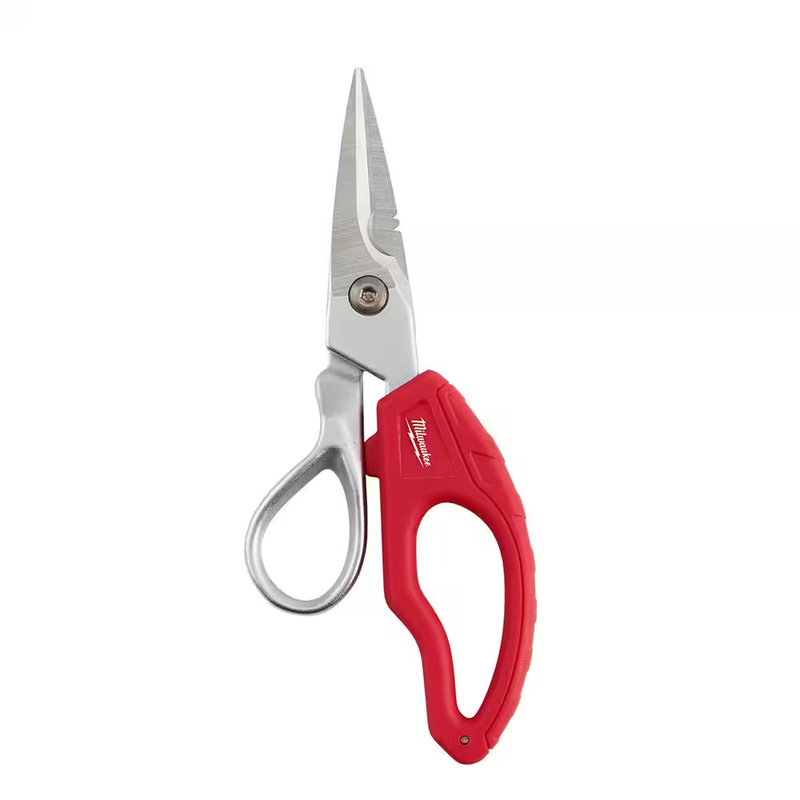 Milwaukee Electrician Snips Forged Blades Bolt Lock Wire Cutting Metal Handles