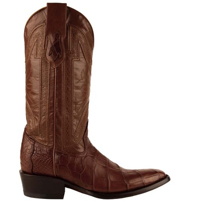 

Мужские коричневые повседневные ботинки Ferrini Stallion Alligator Round Toe Cowboy 10741-26, Коричневый, Ferrini Stallion Alligator Round Toe Cowboy
