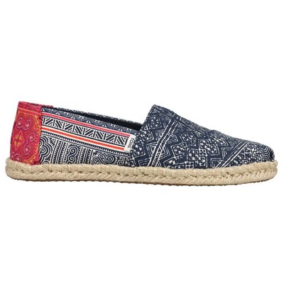 

TOMS Alpargata Веревочные женские синие повседневные туфли на плоской подошве 10016263T, Синий, TOMS Alpargata Rope Slip On