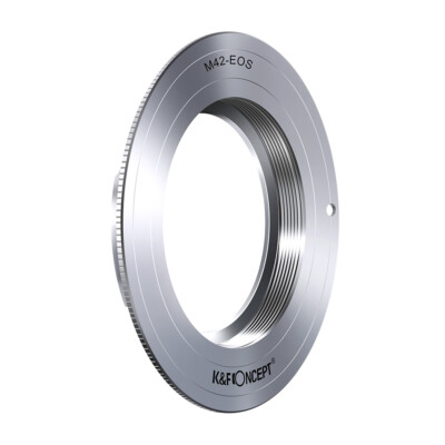 K&F M42-EOS Lens Adapter for M42 42MM Screw Mount Lens to Canon EOS EF Camera 