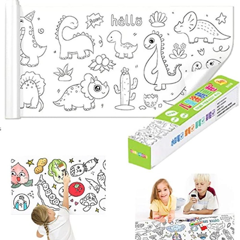 Coloring Paper Roll