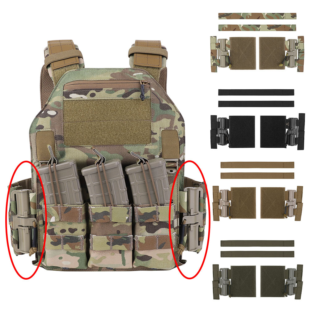 KRYDEX Tactical MOLLE Quick Release High Speed Buckle Tube