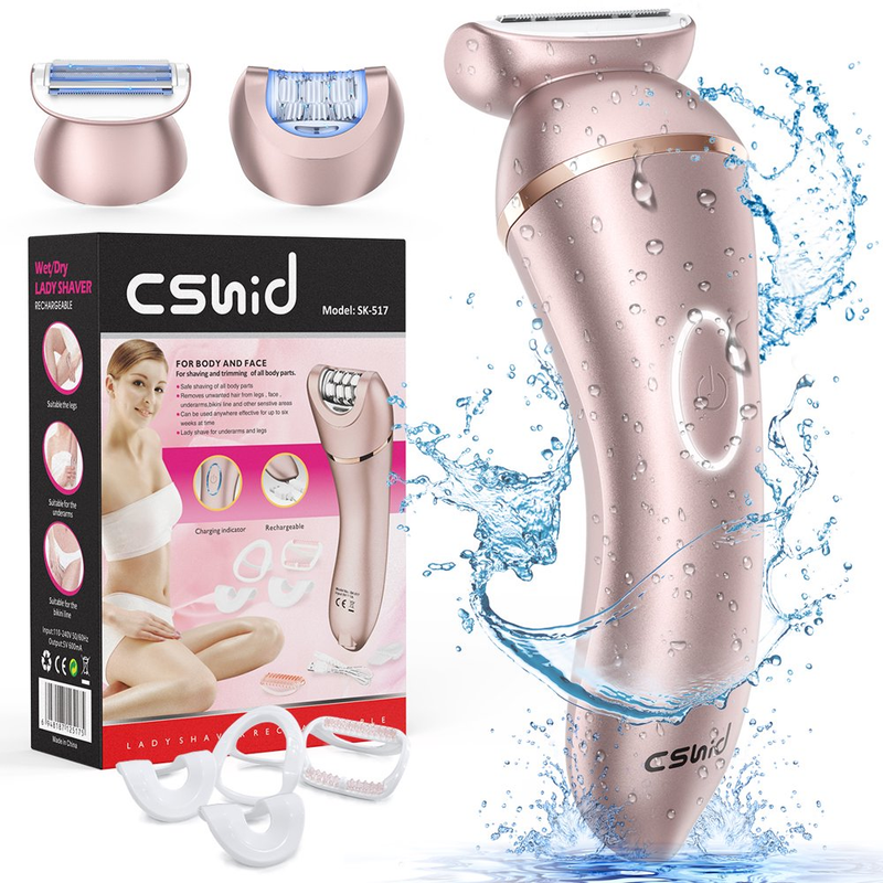 2 in 1 Womens Epilator, Painless Women Electric Shaver IPX6 