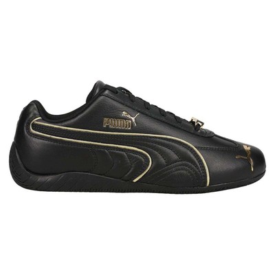 

Кроссовки Puma Speedcat Ls Metallic Lace Up Womens Size  M Повседневная обувь 38066, Черный, Puma Speedcat Ls Metallic Lace Up