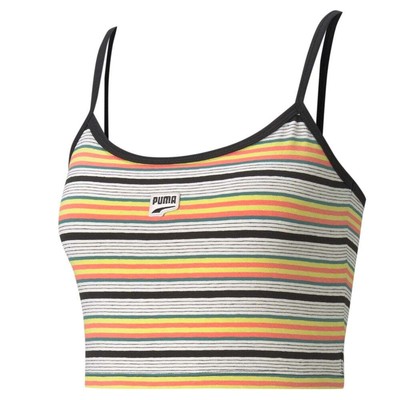

Майка Puma Downtown Cropped Scoop Neck Женская белая повседневная спортивная 599669-3, Белый