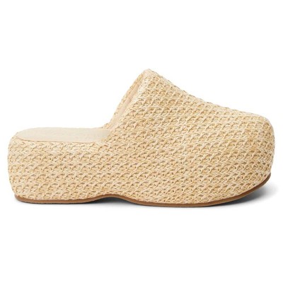 

COCONUTS by Matisse Bella Сабо-мюли на платформе женские бежевые BELLA-955, Бежевый, COCONUTS by Matisse Bella Platform Mule Clogs
