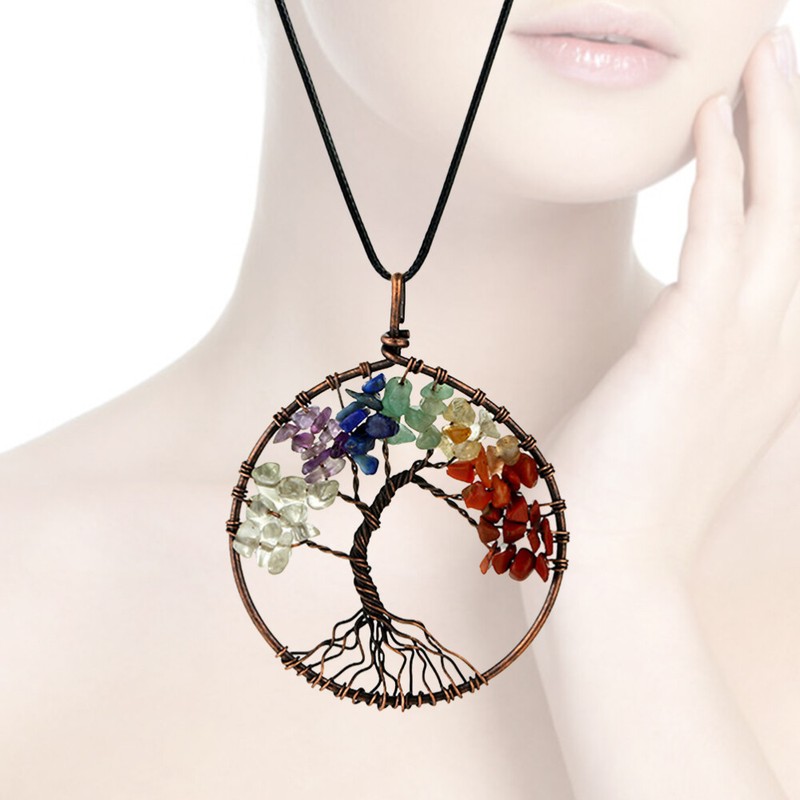 Petit Ami Collier Arbre Pendentif Collier Collier De