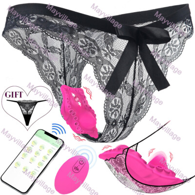 Vibrating Women Panties Massager Wireless APP Remote Control Waterproof Panty US