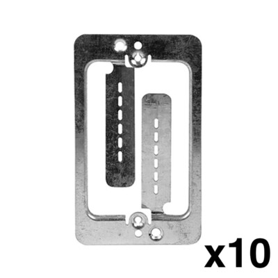 Skywalker Single Gang Low-Voltage Metal Drywall Brackets (Class 2 Wiring Only)