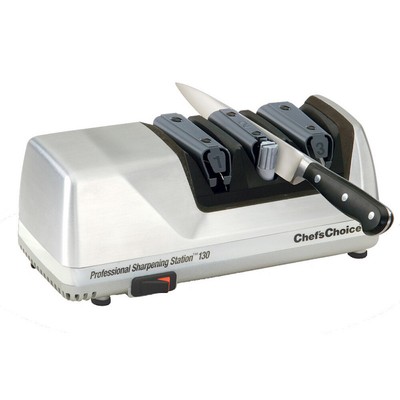 Chef s Choice 130 Diamond Hone Electric Knife Sharpener  Silver