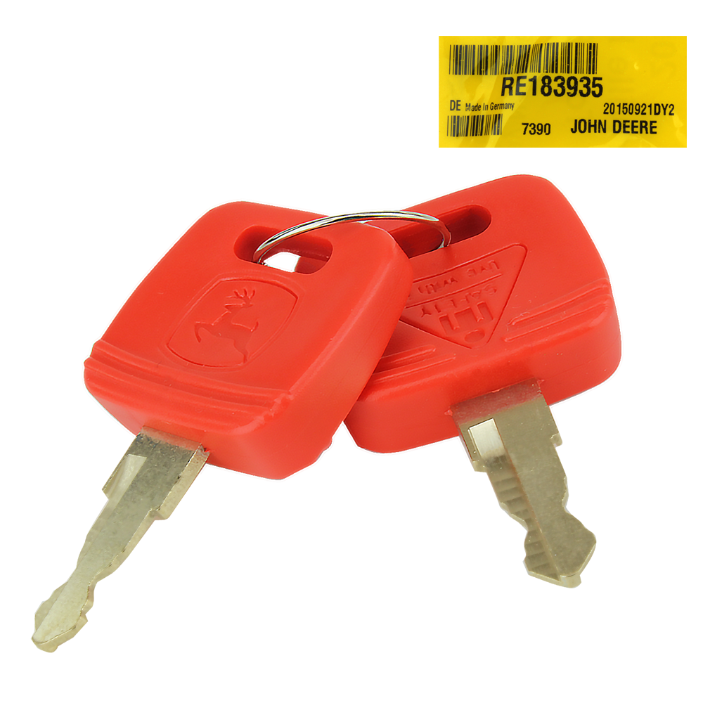 John Deere Original Equipment Ignition Key Set RE183935 7501982873376