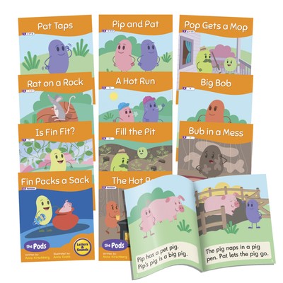 JUNIOR LEARNING JRLBB150 The Pods Readers &Ndash; Phase 2 Set Of 12