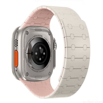 Magnetic Sports Band For Apple Watch Ultra 2 9 8 7 6 5 4 38-49MM Silicone Strap