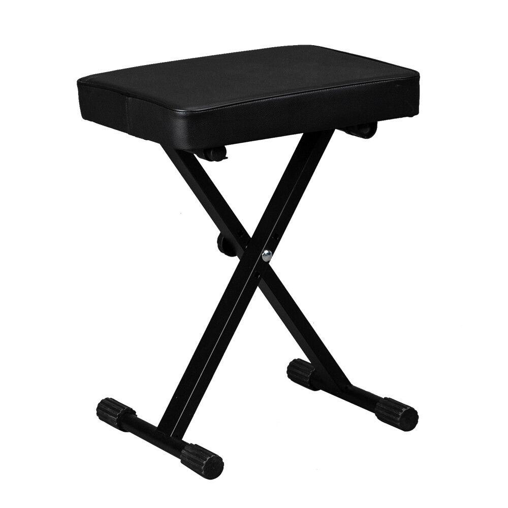 Piano Bench Adjustable XStyle Keyboard Chair Padded Seat Rubber Feet Steel Stool