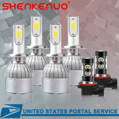 H7 H7 LED Headlight Bulb Kit Hi Low Beam H11 Fog Lights For BMW X1 X3 320i
