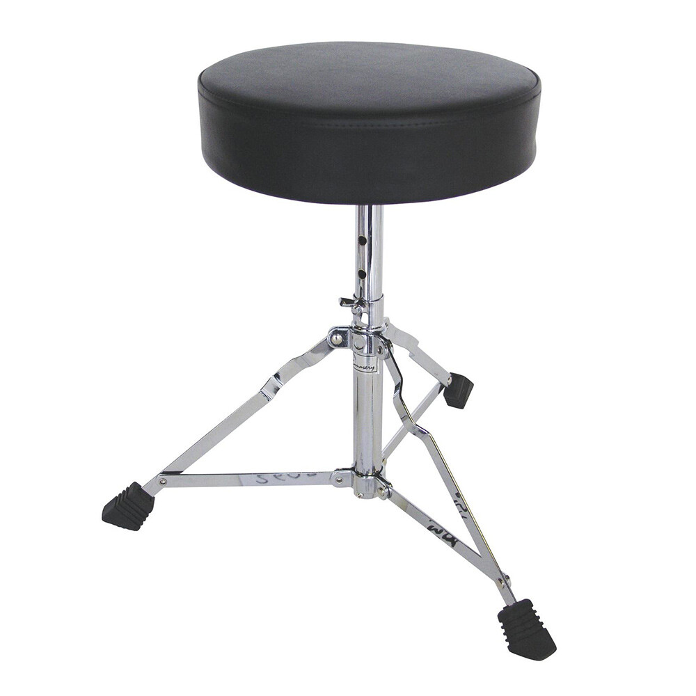 DIMAVERY DT40 Drum Throne Drum Stool Padded Seat Adjustable Heavy Duty