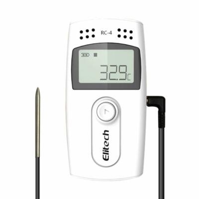 Elitech RC-4 Temperature Data Logger USB Temperature Recorder w/ External Probe