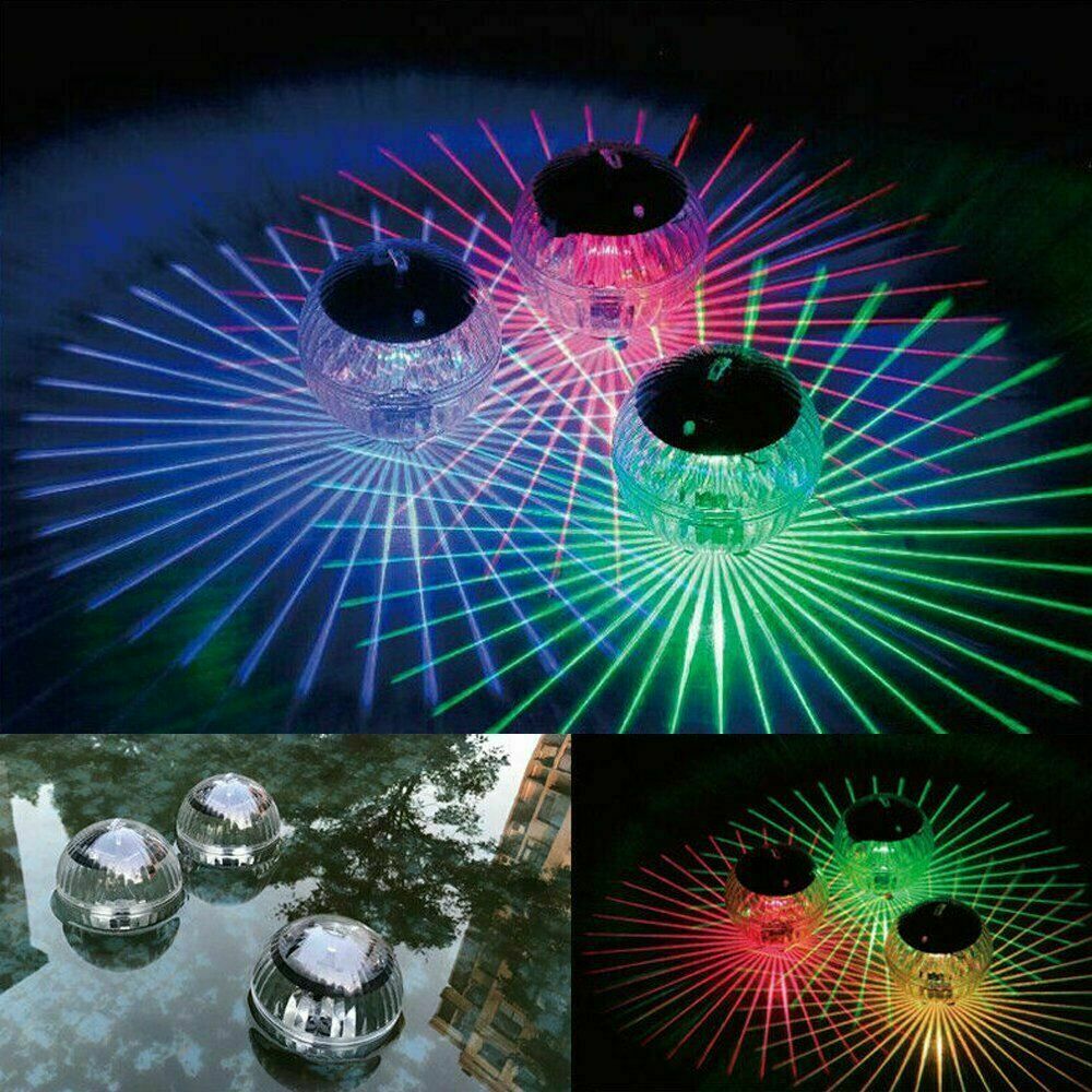 Garden Pond Pool Rotating Color Change Outdoor Lamp