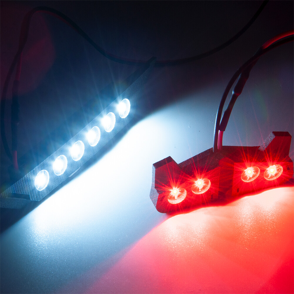 CNC Front + Rear Lights LED Light Kit for RC 1/10 Traxxas SLASH 4X4 VXL XL-5