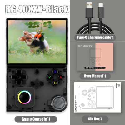 ANBERNIC RG 40XXV 4.0' IPS handheld Game Console Linux 64-Bit 64G 5K+Games Gifts