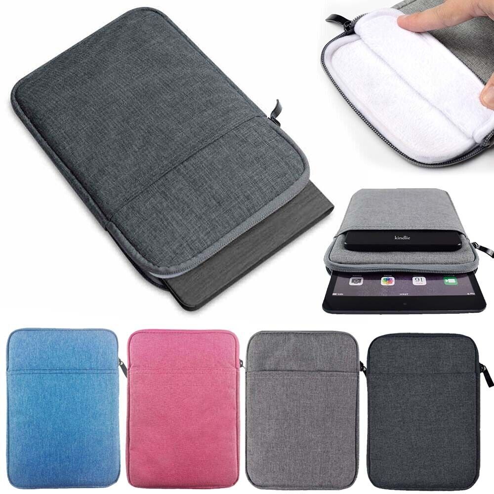 Tablet Liner Sleeve Pouch Case Bag Cover Canvas For Apple Amazon Galaxy 9.7inch