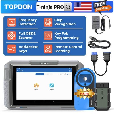 2024 Newest TOPDON T-NINJA PRO IMMO PR0GRAMMING Tool PR0GRAMMER IMMO