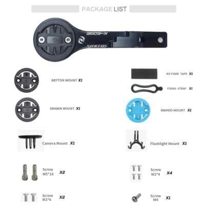 Full Carbon Fibre Integrated Cockpit MTB Handlebar Titanium Screws