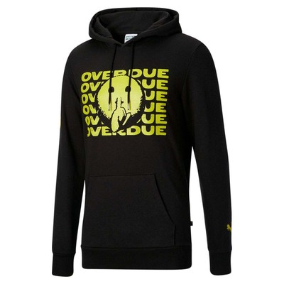

Мужская черная повседневная верхняя одежда Puma Overdue Hoodie 537341-01, Черный