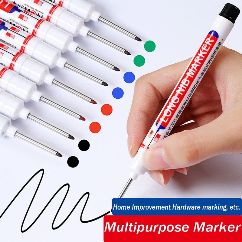 Depth Marker Pen Deep Hole Marker Hareware Processing Long Head Markers
