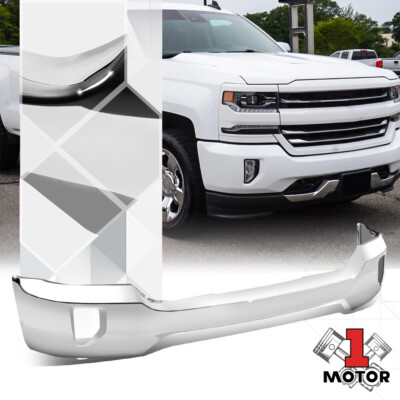 Face Bar With Fog Light Holes For 16-19 Chevy Silverado 1500