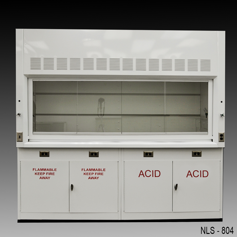 8' Chemical Laboratory Fume Hood  NLS-804 GENTLY USED -