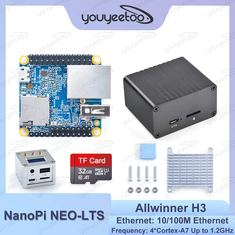 Nanopi NEO-LTS Open Source Development Boards Allwinner H3 SOC 512MB DDR3 RAM Qu
