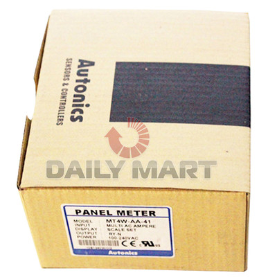 New in Box Autonics MT4W-AA-41 (4 Digits) Digital Meter Relay Output AC Current