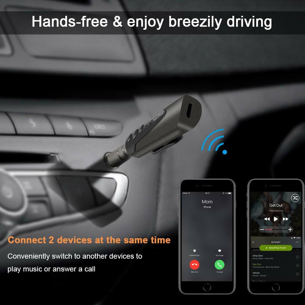 Mini Bluetooth Receiver Protable Wireless Bluetooth 4.2 Adapter Car kit Audio