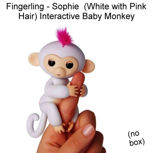 Electronic Interactive Fingerlings Interactive Finger Pet Baby Monkey Real Fingerling White Sophie Labaguettepattaya Com