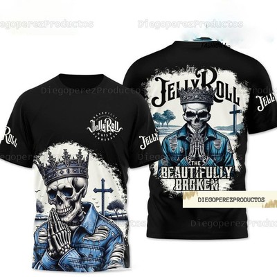 Jelly Roll Shirt  Jelly Roll Beautifully Broken Tour Shirt  Jelly Roll 2024 Tour