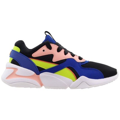 

Кроссовки Puma Nova Grl Boss Lace Up Womens Size 6 B Повседневная обувь 369656-01, Черный, Puma Nova Grl Boss Lace Up