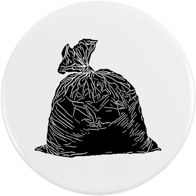 'Trash Bag' Button Pin Badges (BB030208)