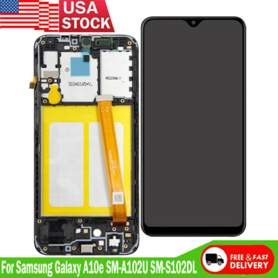 For Samsung Galaxy A10E SM-A102U S102DL LCD Display Touch Screen Digitizer+Frame