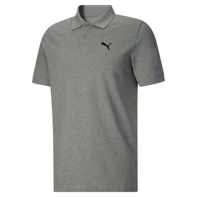 

Мужская футболка-поло с коротким рукавом Puma Essentials Pique Small Logo, размер , повседневная 679, Grey, Puma Essentials Pique Small Logo Short Sleeve Polo Short