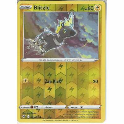 053/185 Blitzle | Common Reverse Holo | Pokemon Trading Card Vivid Voltage TCG