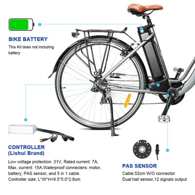 YOSE POWER EBike Conversion Kit 36V 250W 28 Frontmotor