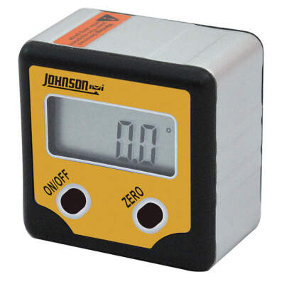 JOHNSON LEVEL 1886-0100 Digital Angle Finder,Magnetic,2 Button 21XK29