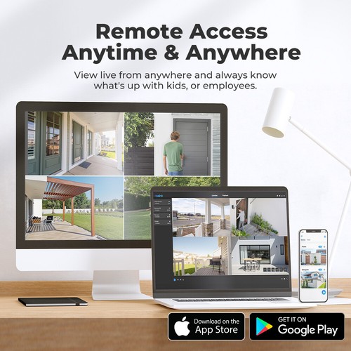 Reolink 5MP 16 Channel 4TB NVR Kit Outdoor PoE DIY CCTV Security Camera System