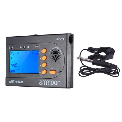 ammoon Full Size 4/4 Acoustic Electric Violin Fiddle Solid Wood Body Ebony F4E5